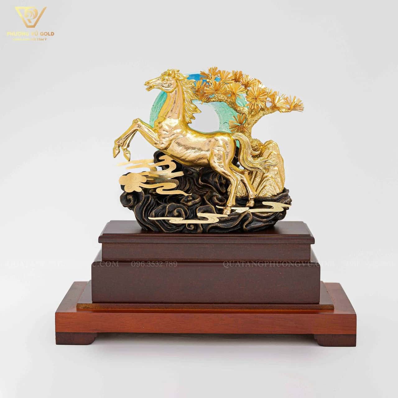 Ngựa Phong Thủy Mạ Vàng 24K Cao Cấp | Phượng Vũ Gold